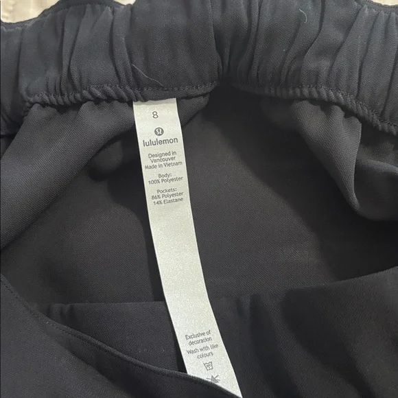 lululemon Black A-Line office-ready Athleisure Skirt Size 8 - Picture 4 of 6